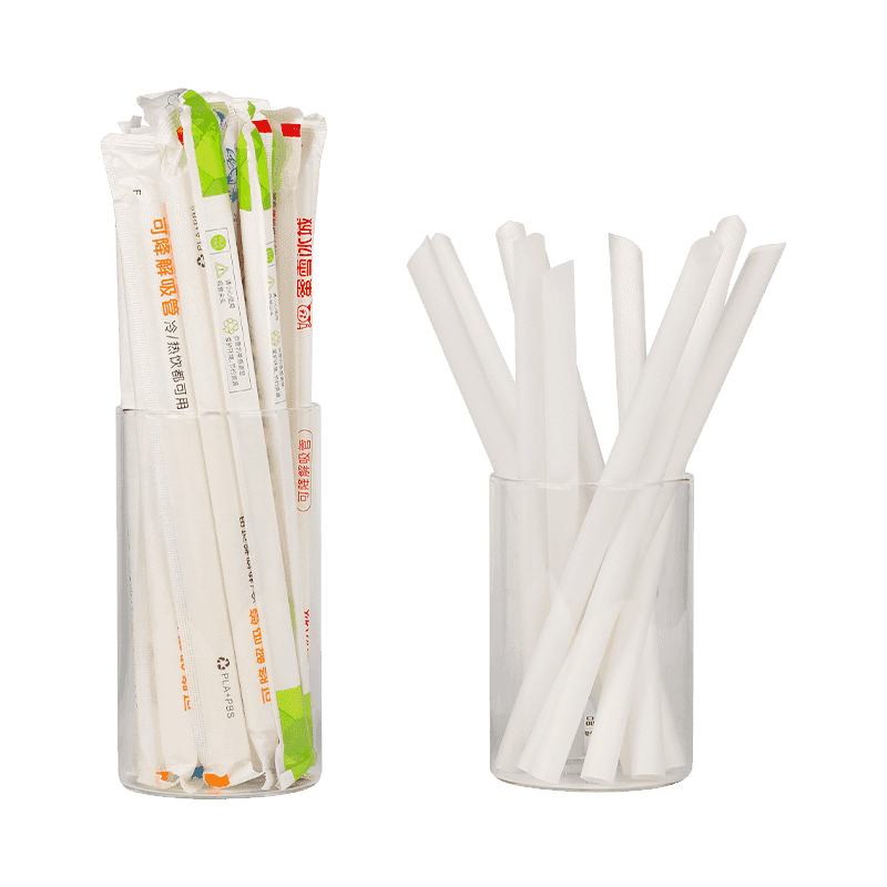 Pajitas de plástico biodegradables