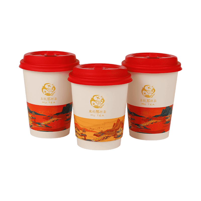 Tapas compostables para tazas de café sin pajita