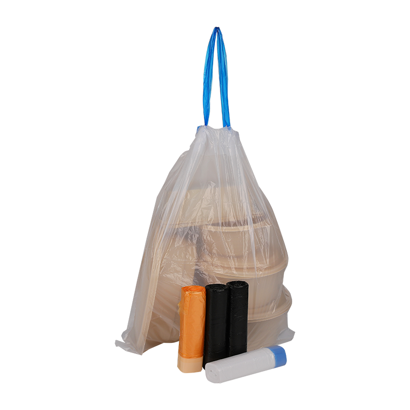 Bolsa de basura con cuerda con estampado simple o multicolor
